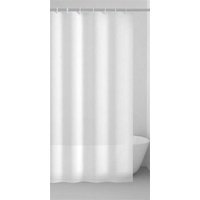 Gedy | Feuerfester Duschvorhang aus Polyester, weißes Finish, Maße: 200 x 240 x 0,1 cm und Gewicht 0,365 kg