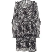 Kaffe Kleid Blusenkleid Schwarz 42