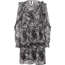 Kaffe Kleid Blusenkleid Schwarz 42
