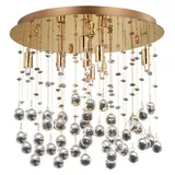 Ideal Lux Moonlight 8 G9 gold