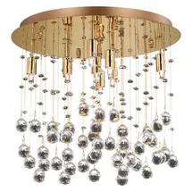 Ideal Lux Moonlight 8 G9 gold