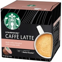 STARBUCKS Caffè Latte by NESCAFÉ DOLCE GUSTO, Milchkaffee, 12 Kapseln