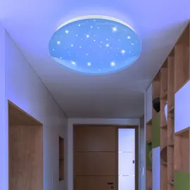 GLOBO RGB LED Deckenleuchte 1 rund weiß
