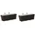 vidaXL Balkon 50 x 17 x 17 cm Schwarz