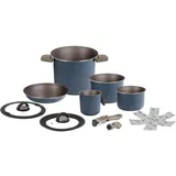 Brunner Torralta Topfset, blau, 7-teilig, Ø20cm