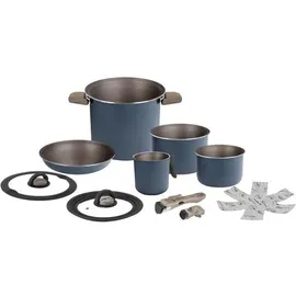 Brunner Torralta Topfset, blau, 7-teilig, Ø20cm