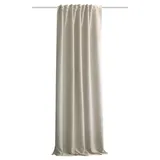 Schmidt Fertiggardine Acustico 135 x 160 cm Polyester Beige Creme