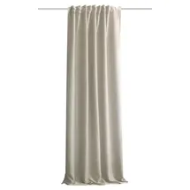 Schmidt Fertiggardine Acustico 135 x 160 cm Polyester Beige Creme