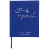 IDENA Tagebuch 5 Minuten 100g/m2 blau 16x19,7cm 160 Seiten,