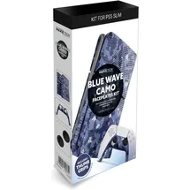 maxx tech Blue Wave Camo Controller für PlayStation 5