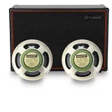 Palmer CAB 212 BX GBK - Gitarren Lautsprecherbox mit Celestion Greenback 2 x 12, Open-Back