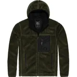 Vintage Industries Dustin Sherpa Fleece Jacke Herren Grün XXL