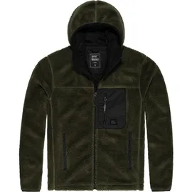Vintage Industries Dustin Sherpa Fleece Jacke Herren Grün XXL