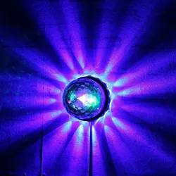 LED Party Discoeffekt SATURN Strahleneffekt mit Lichtkranz Lichteffekt