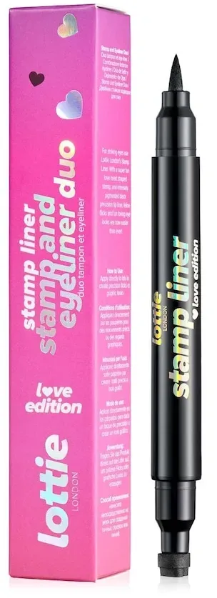 Lottie London Lottie Londer Stamp Liner - Smile Eyeliner 1,3 g Heart - Black 