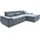 die planbar Ecksofa »MP-IN16037 L-Form«, mit Sitztiefenverstellung & Zierkissen, Federkern