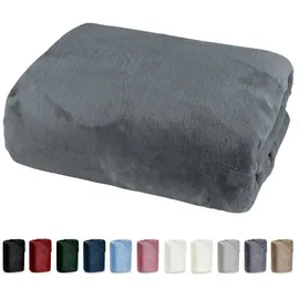 heimtexland Spannbettlaken Mikrofaser 180 x 200 cm grau