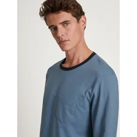 CALIDA Pyjama Relax Essentials Blau M (50)