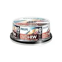 Philips DVD+RW Rohlinge (4.7 GB Data/ 120 Minuten Video, 1-4x Speed Aufnahme, 25er Spindel)