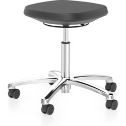 bimos Industrie- und Laborhocker Labsit mit Rollen Sitzhöhe 450-650 mm PU-Schaum
