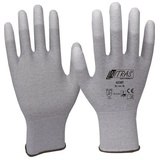 Nitras Handschuhe grau/weiß