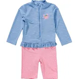 Playshoes UV-Schutz Einteiler Unisex Kinder Badeanzug Schwimmanzug Badebekleidung, Krebs Langarm, 74/80