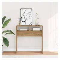 VidaXL Artisan-Eiche Konsolentisch 78x30x80 cm braun
