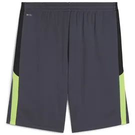 Puma Liga Kurze Hose - Galactic Gray / Yellow Alert,