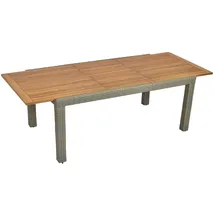 Merxx Gartentisch Ausziehbar 180/240 x 100 cm SteinBeige/Natur