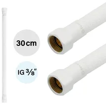 Tucai Flexschlauch DN8 IG/IG 3/8" -300mm Weiss Weiss Matt