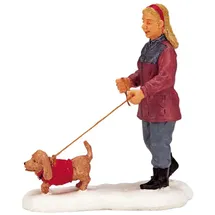 Lemax Strolling With Pooch Weihnachtsdorf mehrfarbig