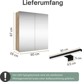Planetmöbel Merkur 60 cm gold schwarz LED