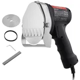 Vevor Elektrisches Schawarma-Messer, 80 W, Türkisches Kebab-Messer, Kommerzieller Gyro-Schneider aus Edelstahl, Döner-Kebab-Fleischschneider mit 2 Klingen, 10 cm Klingendurchmesser