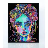 Diamond Dotz Diamond Painting Neon Schönheit Bastelset