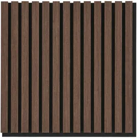 House Nordic Akustikpaneel Walnuss 2 St. 52 x 52 x 2,2 cm