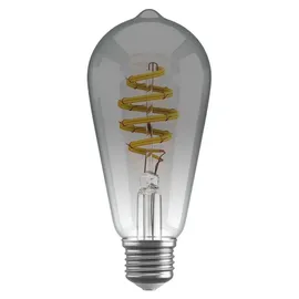 Hombli Filament Bulb CCT E27 ST64-Smokey 6 W E27 warmweiß 1 St.