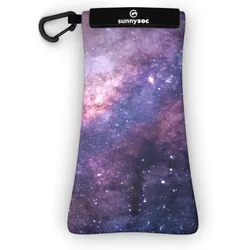 Sunnysoc GALACTIC Etui Brille Sonnenbrille Handy Tasche Schutzhülle Beutel Sack violett No Size