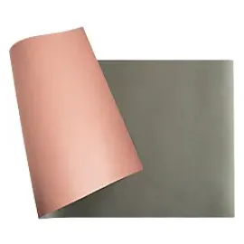 Exacompta Schreibunterlage BeeBlue, PU-Kunstleder, flexibel & rutschfest, abwischbar, B 400 x T 800 mm, nude/grau