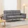 Hti-Living HTI-Living, Sofa + Bettsofa, Modernes Schlafsofa mit Leinenbezug Stil und Funktionalität in einem (2-Sitzer)
