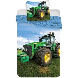 Trecker Baby Bettwäsche Set Traktor 100x135 cm (40x60 cm)