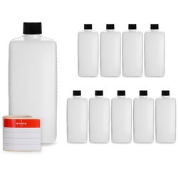 OCTOPUS Kanister »10x500ml Plastikflaschen, leere Kunststoffflaschen« (10 St)