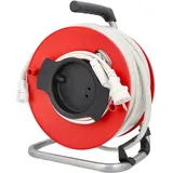 as – Schwabe LED Lichtband 25 m - Streifen Baustrahler 300W, 37.500 Lumen - langlebige LEDs - 120° Abstrahlwinkel - 10 Min Nachleuchtzeit - Lichtbandtrommel mit Befestigungsmaterial - IP65, 46714