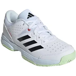 adidas Hallen-Indoorschuhe Court Stabil weiss/schwarz/hellblau Kinder