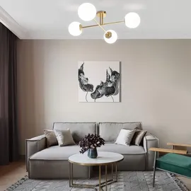 TOOLIGHT Deckenlampe App1248-4cp Gold