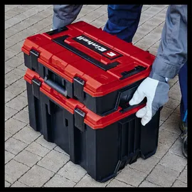 Einhell Systemkoffer E-Case M 1-teilig schwarz/rot 44 x 33 x 27 cm