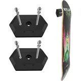 Boosteady Skateboard Halterung 2 Stücke Snowboard Halterung Wand Skateboard Wandhalterung Halter für Skateboard Präsentation und Aufbewahrung