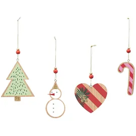 Moses Anhänger Weihnachtsglanz (4er Set)