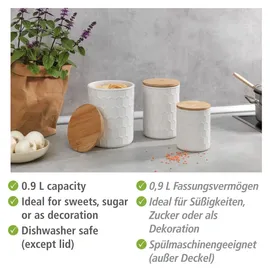 Wenko Maya Vorratsdose weiß 11 x 16 cm 0,9 l