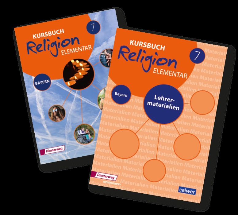 Kursbuch Religion Elementar / Kombi-Paket: Kursbuch Religion Elementar 7 - Ausgabe Für Bayern  Gebunden