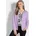 Cardigan aus Baumwolle lila 44